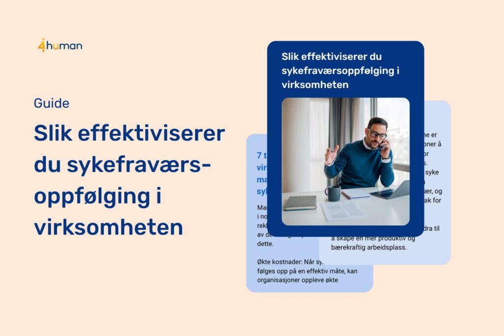 4human uppföljningsguide för sjukfrånvaro