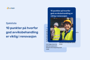 Sjekkliste : 10 punkter for avviksbehandling i renovasjon
