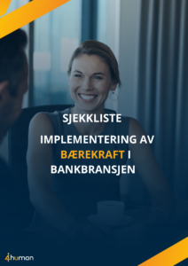 Sjekkliste: Implementering av bærekraft i bankbransjen