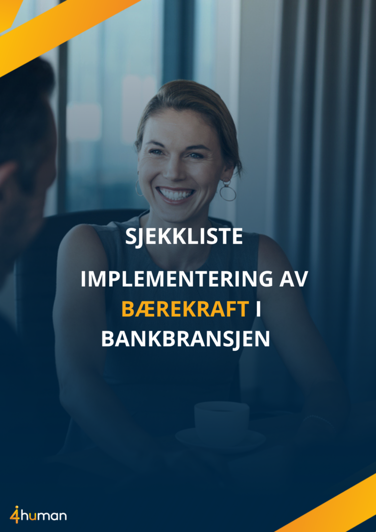 Sjekkliste: Implementering av bærekraft i bankbransjen