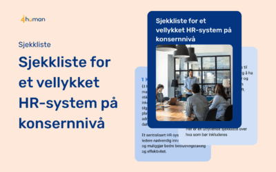 Checklista för ett framgångsrikt HR-system på koncernnivå