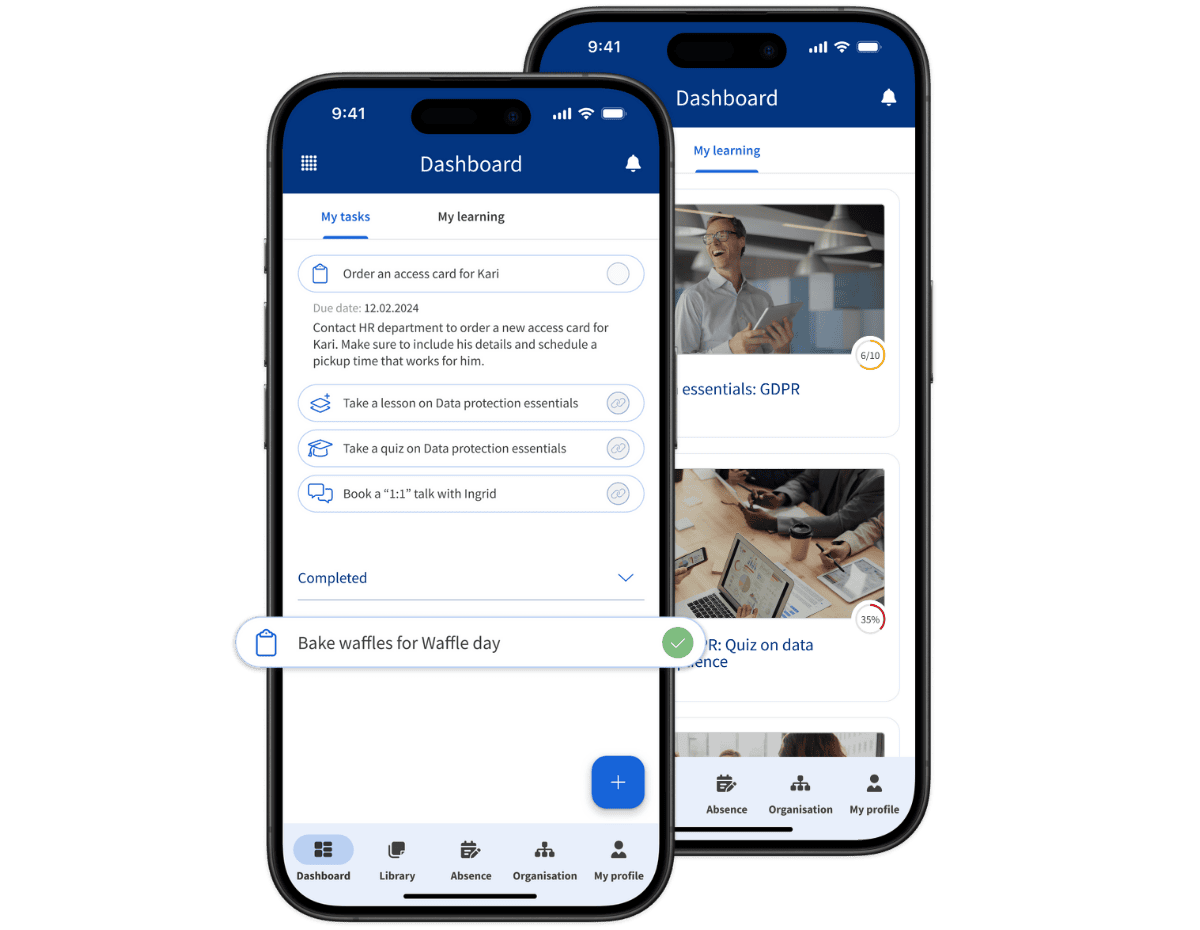 4human HRM App Dashboard