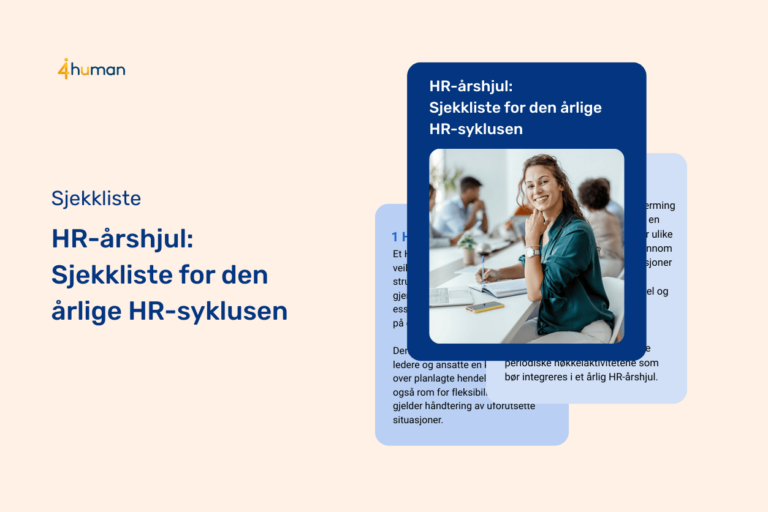 HR-årshjul: Sjekkliste for den årlige HR-syklusen