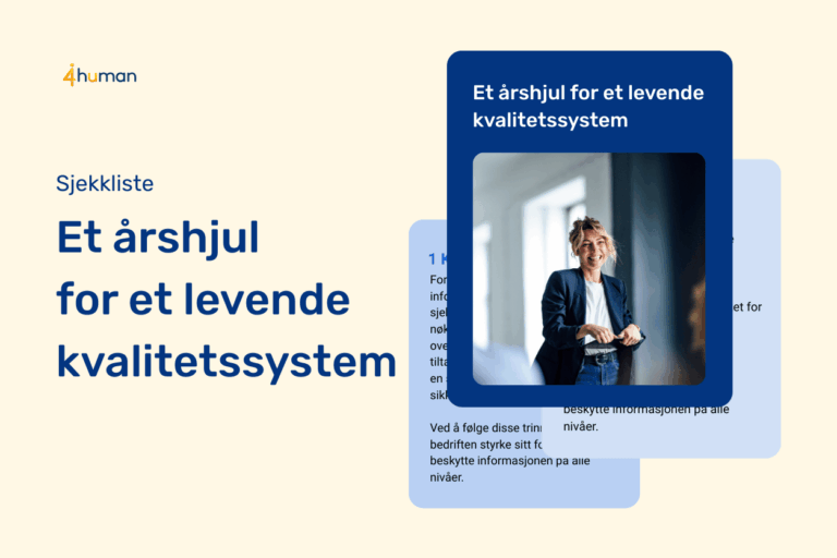 Et årshjul for et levende kvalitetssystem