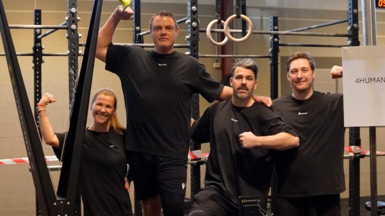 4human participates in the ERG marathon for Barnekreftforeningen at UNITE Performance